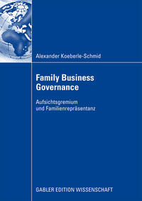 Vorderes Coverbild Family Business Governance