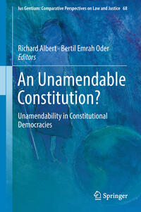 Vorderes Coverbild An Unamendable Constitution?