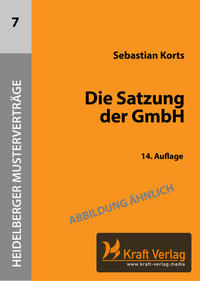 Vorderes Coverbild Die Satzung der GmbH