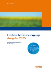 Vorderes Coverbild Lexikon Altersversorgung 2025