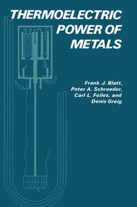 Vorderes Coverbild Thermoelectric Power of Metals