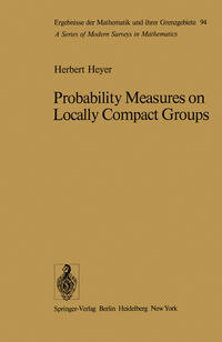 Vorderes Coverbild Probability Measures on Locally Compact Groups
