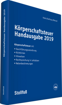 Vorderes Coverbild Körperschaftsteuer Handausgabe 2019