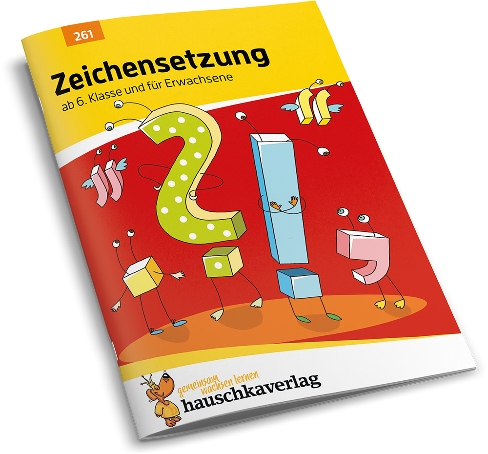 Beispielinhalt (Bild) Zeichensetzung ab 6. Klasse und für Erwachsene