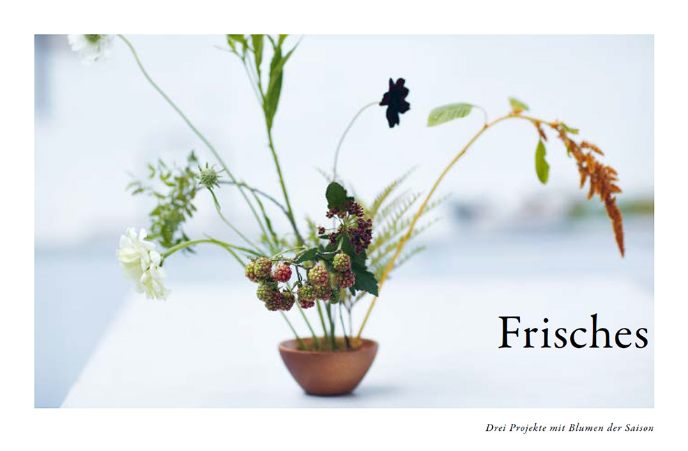 Beispielinhalt (Bild) Blumen binden und Kränze winden