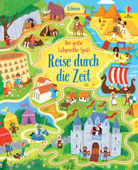 Vorderes Coverbild Der große Labyrinthe-Spaß: Reise durch die Zeit
