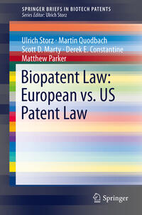 Vorderes Coverbild Biopatent Law: European vs. US Patent Law