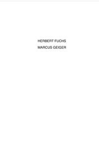 Vorderes Coverbild Marcus Geiger