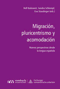 Vorderes Coverbild Migración, pluricentrismo y acomodación