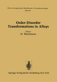 Vorderes Coverbild Order-Disorder Transformations in Alloys