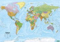 Vorderes Coverbild World map XXL, political, english, 1:15.000.000, Magnetic Board, freytag & berndt