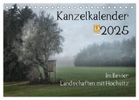 Vorderes Coverbild Kanzelkalender 2025 (Tischkalender 2025 DIN A5 quer), CALVENDO Monatskalender
