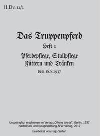 Vorderes Coverbild H.Dv. 11/1 - Das Truppenpferd