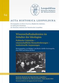 Vorderes Coverbild Wissenschaftsakademien im Zeitalter der Ideologien