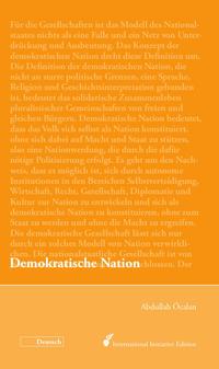 Vorderes Coverbild Demokratische Nation