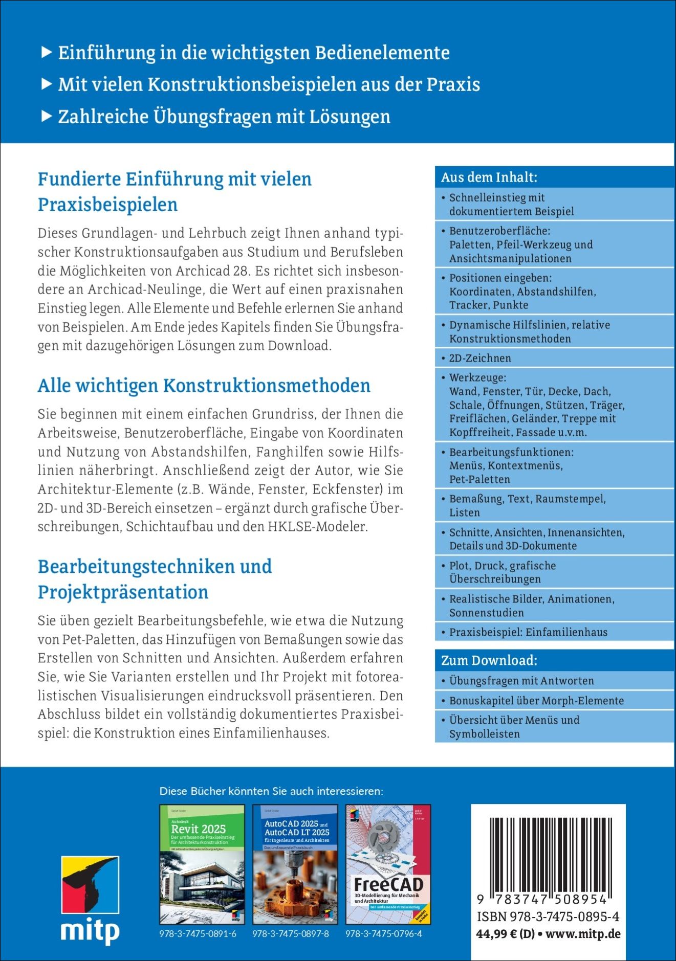 Rückseitencover Archicad 28