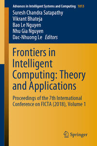 Vorderes Coverbild Frontiers in Intelligent Computing: Theory and Applications