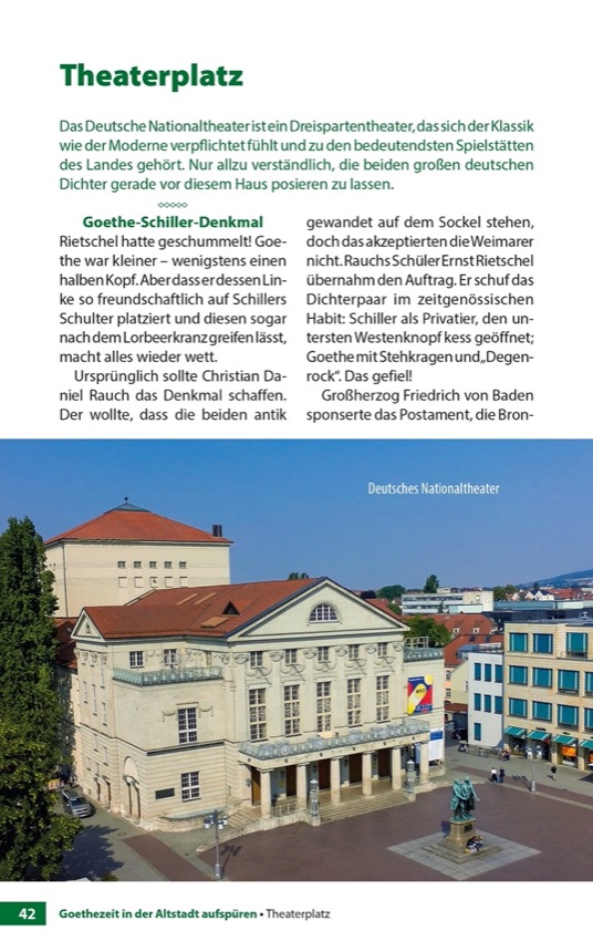 Beispielinhalt (Bild) Weimar - Der Stadtführer