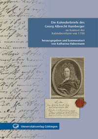 Vorderes Coverbild Die Kalenderbriefe des Georg Albrecht Hamberger im Kontext der Kalenderreform von 1700