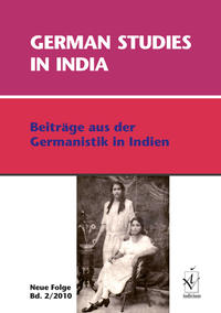 Vorderes Coverbild German Studies in India