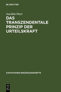 Vorderes Coverbild Das transzendentale Prinzip der Urteilskraft