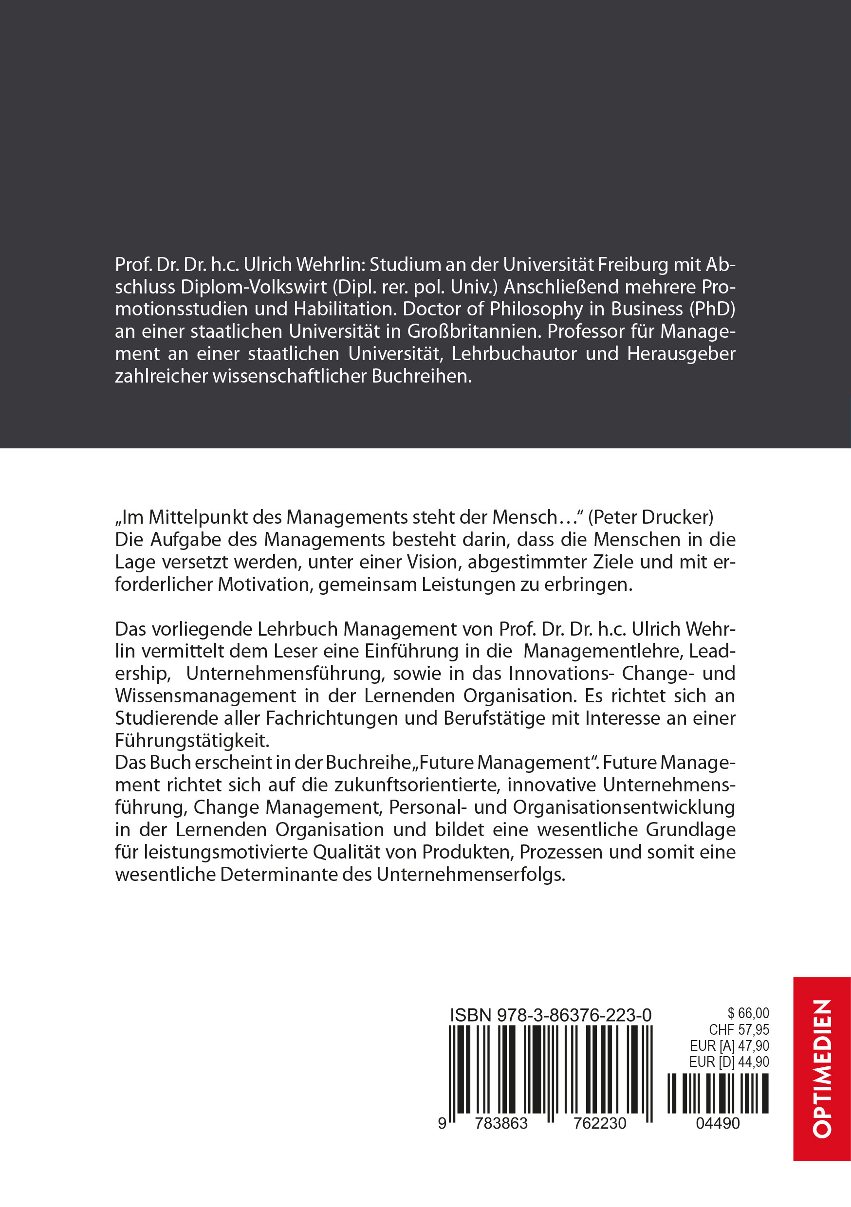 Rückseitencover Management Einführung