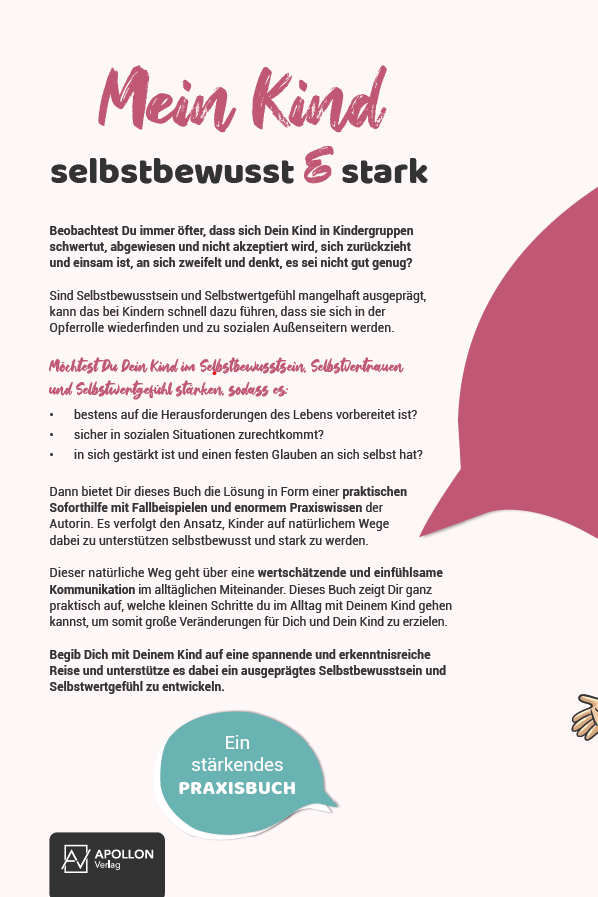 Rückseitencover Mein Kind - selbstbewusst und stark