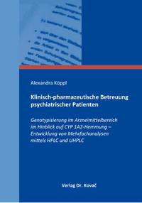 Vorderes Coverbild Klinisch-pharmazeutische Betreuung psychiatrischer Patienten