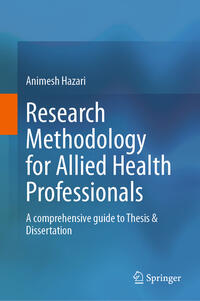 Vorderes Coverbild Research Methodology for Allied Health Professionals