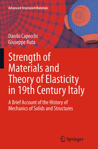 Vorderes Coverbild Strength of Materials and Theory of Elasticity in 19th Century Italy