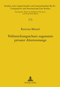Vorderes Coverbild Vollstreckungsschutz zugunsten privater Altersvorsorge