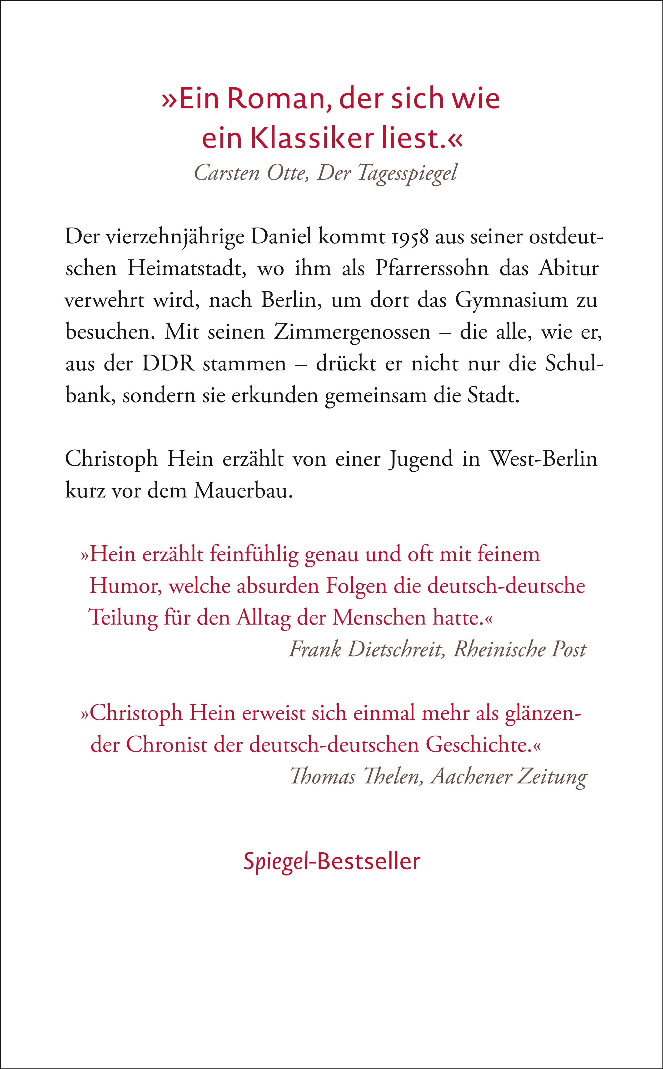 Rückseitencover Unterm Staub der Zeit