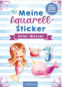 Vorderes Coverbild Meine Aquarell-Sticker – Unter Wasser
