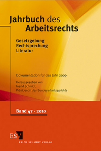 Vorderes Coverbild Jahrbuch des Arbeitsrechts. Gesetzgebung - Rechtsprechung - Literatur.... / Jahrbuch des Arbeitsrechts