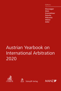 Vorderes Coverbild Austrian Yearbook on International Arbitration 2020