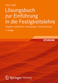 Vorderes Coverbild Lösungsbuch zur Einführung in die Festigkeitslehre