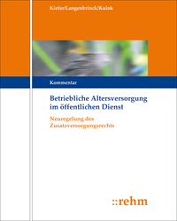 Vorderes Coverbild Betriebliche Altersversorgung im öffentlichen Dienst (ehem. Das Versorgungsrecht für die Arbeitnehmer des öffentlichen Dienstes)