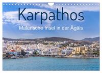 Vorderes Coverbild Karpathos - Malerische Insel in der Ägäis (Wandkalender 2025 DIN A4 quer), CALVENDO Monatskalender