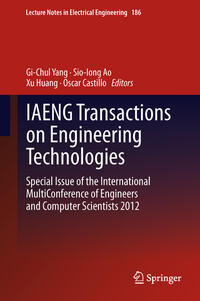 Vorderes Coverbild IAENG Transactions on Engineering Technologies