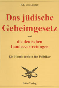 Vorderes Coverbild Das jüdische Geheimgesetz und die deutschen Landesvertretungen