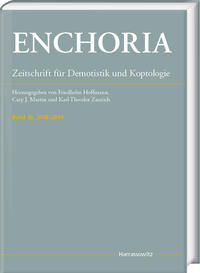 Vorderes Coverbild Enchoria 36 (2018/2019)