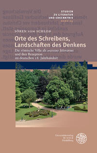 Vorderes Coverbild Orte des Schreibens, Landschaften des Denkens