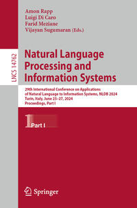 Vorderes Coverbild Natural Language Processing and Information Systems