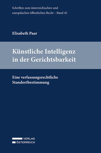Vorderes Coverbild Künstliche Intelligenz in der Gerichtsbarkeit
