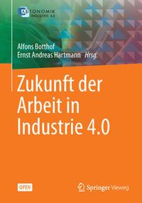 Vorderes Coverbild Zukunft der Arbeit in Industrie 4.0