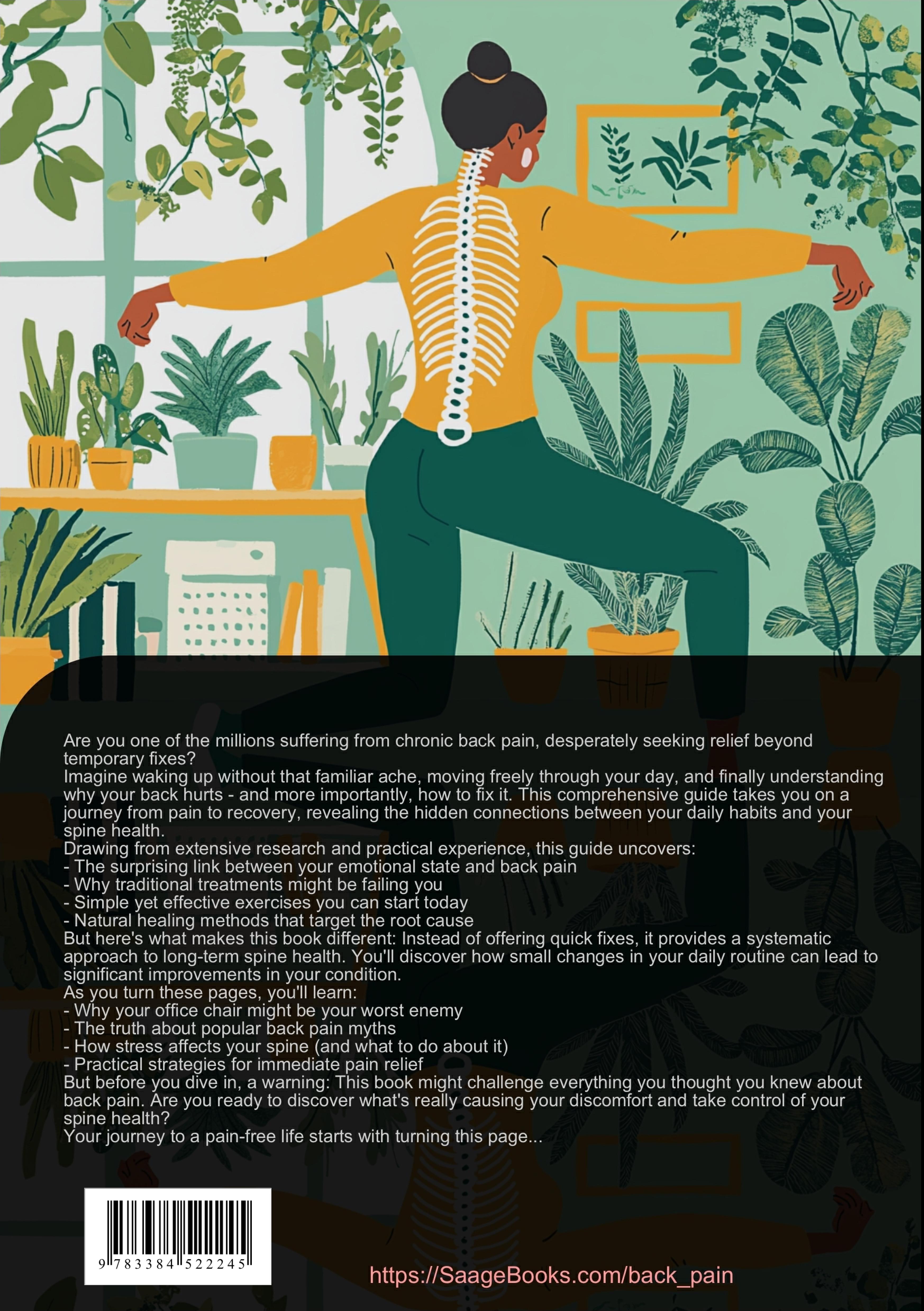 Rückseitencover Back Pain Relief: Natural Healing Guide for Your Spine
