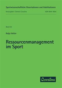 Vorderes Coverbild Ressourcenmanagement im Sport