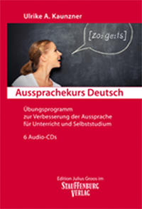 Vorderes Coverbild Aussprachekurs Deutsch