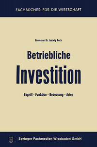 Vorderes Coverbild Betriebliche Investition