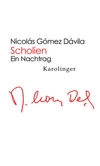 Vorderes Coverbild Scholien